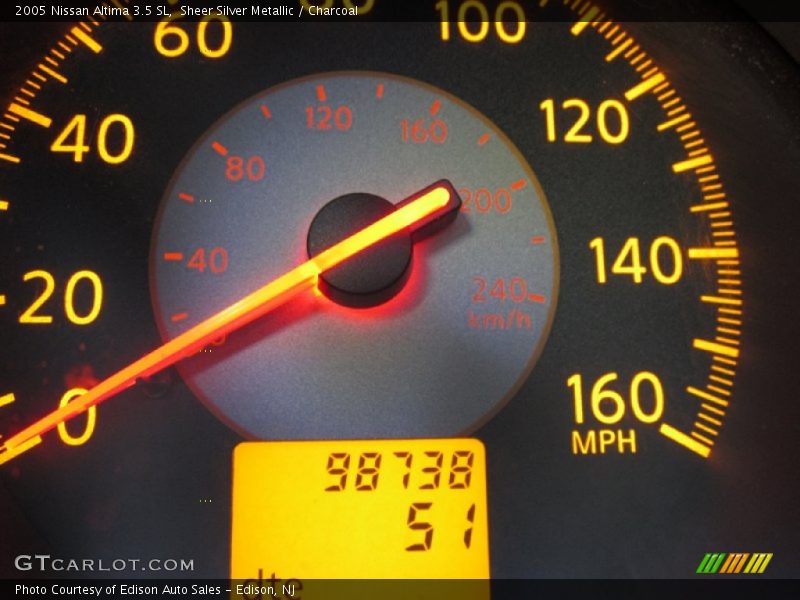 Sheer Silver Metallic / Charcoal 2005 Nissan Altima 3.5 SL