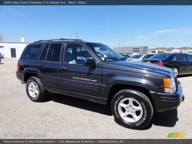 Black / Black 1998 Jeep Grand Cherokee 5.9 Limited 4x4