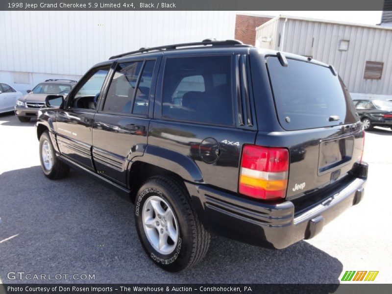 Black / Black 1998 Jeep Grand Cherokee 5.9 Limited 4x4