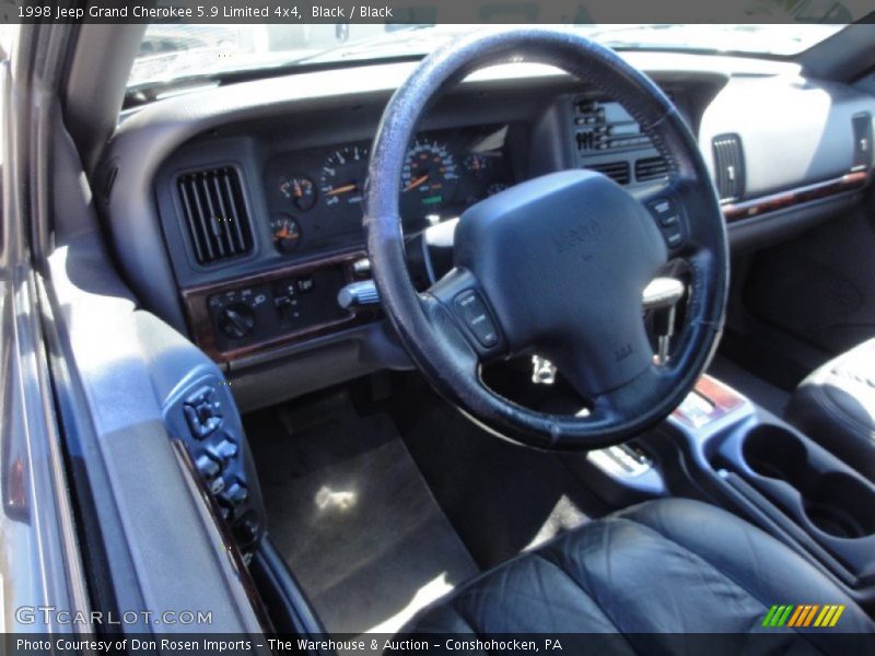 Black / Black 1998 Jeep Grand Cherokee 5.9 Limited 4x4