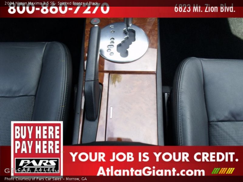 Spirited Bronze / Black 2004 Nissan Maxima 3.5 SE