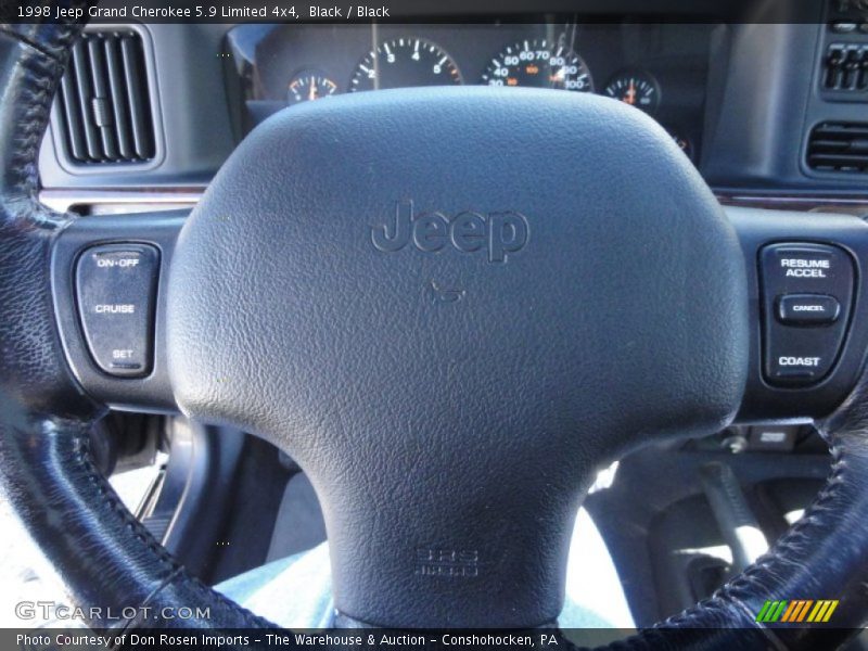 Black / Black 1998 Jeep Grand Cherokee 5.9 Limited 4x4