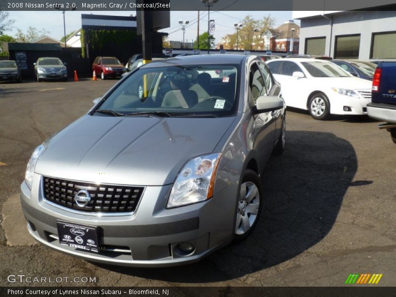 Magnetic Gray / Charcoal/Steel 2008 Nissan Sentra 2.0