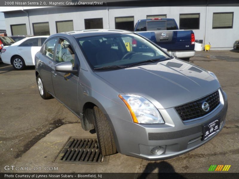 Magnetic Gray / Charcoal/Steel 2008 Nissan Sentra 2.0