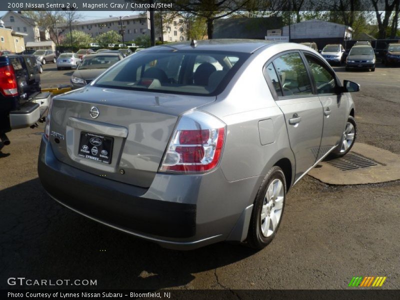Magnetic Gray / Charcoal/Steel 2008 Nissan Sentra 2.0