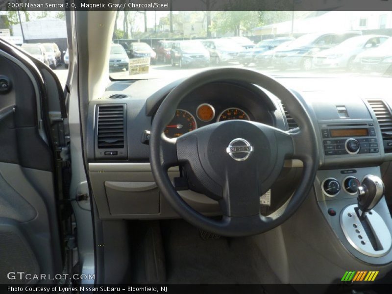 Magnetic Gray / Charcoal/Steel 2008 Nissan Sentra 2.0