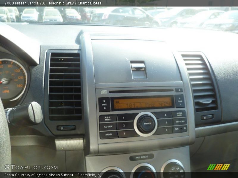 Magnetic Gray / Charcoal/Steel 2008 Nissan Sentra 2.0