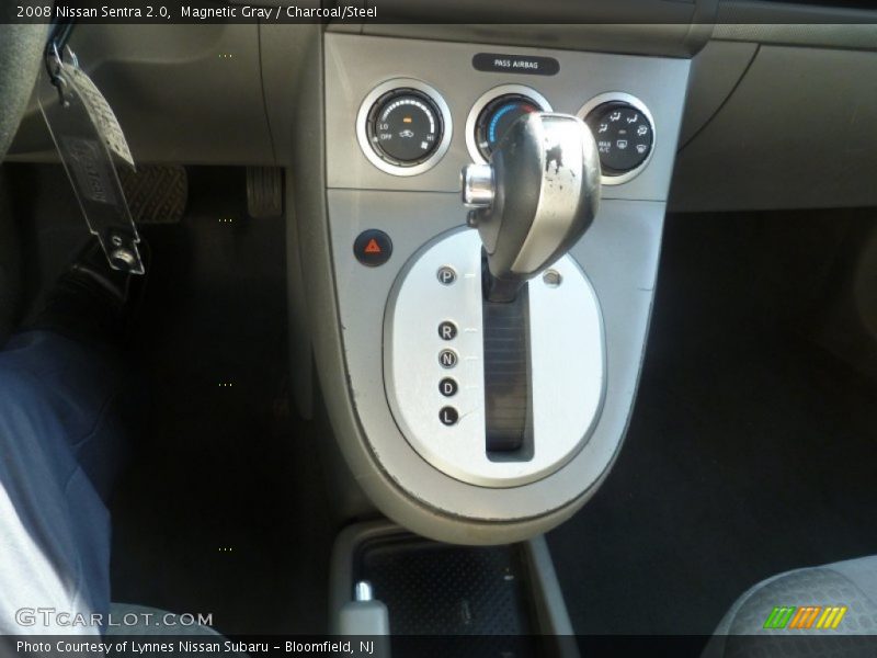 Magnetic Gray / Charcoal/Steel 2008 Nissan Sentra 2.0