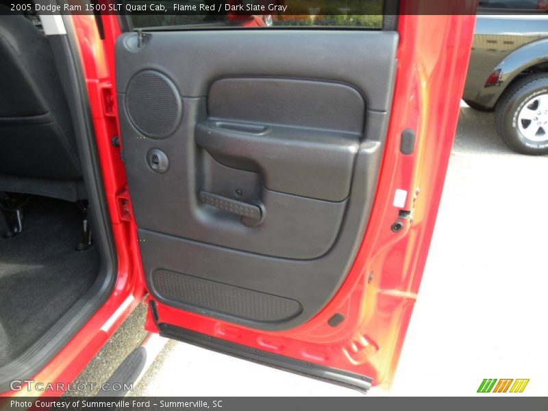 Flame Red / Dark Slate Gray 2005 Dodge Ram 1500 SLT Quad Cab