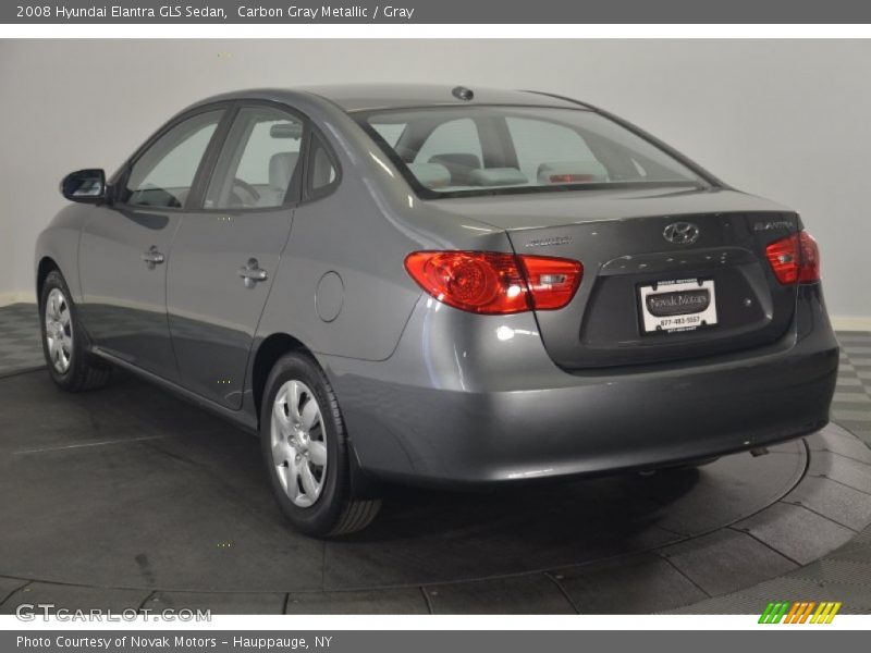 Carbon Gray Metallic / Gray 2008 Hyundai Elantra GLS Sedan