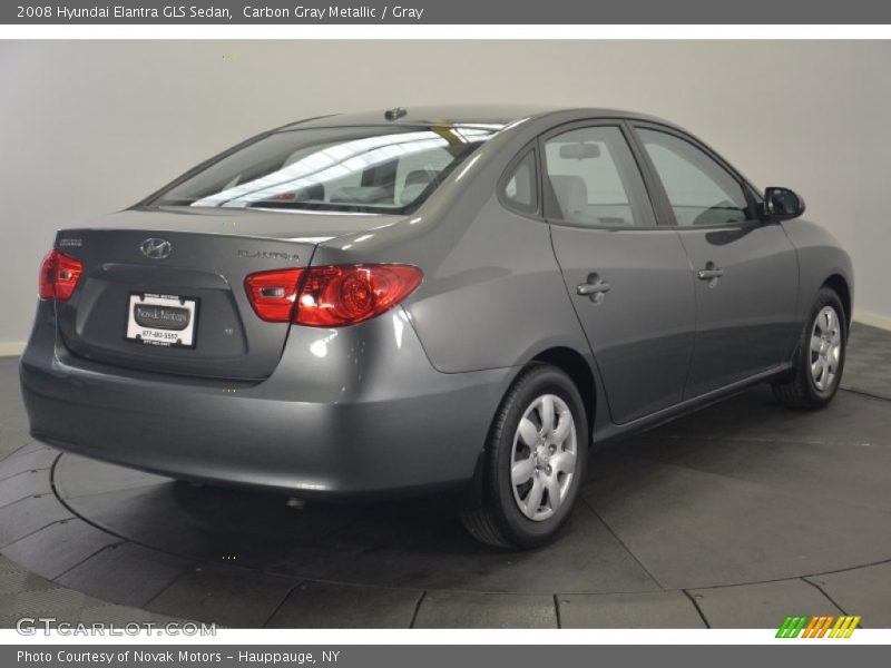 Carbon Gray Metallic / Gray 2008 Hyundai Elantra GLS Sedan