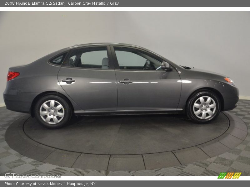 Carbon Gray Metallic / Gray 2008 Hyundai Elantra GLS Sedan