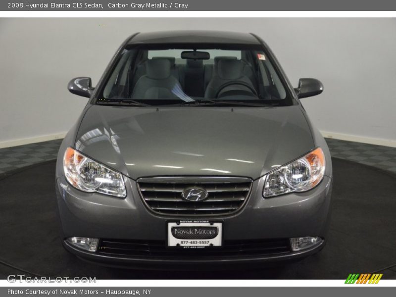 Carbon Gray Metallic / Gray 2008 Hyundai Elantra GLS Sedan