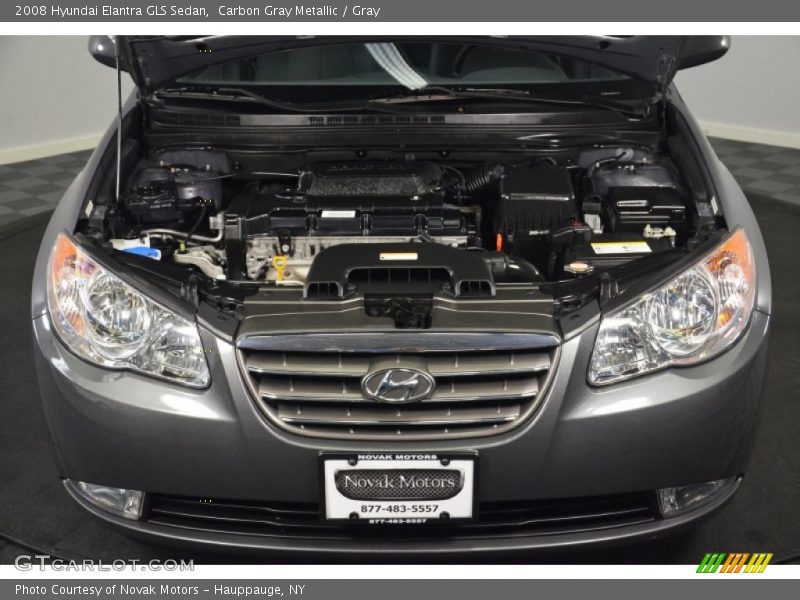 Carbon Gray Metallic / Gray 2008 Hyundai Elantra GLS Sedan