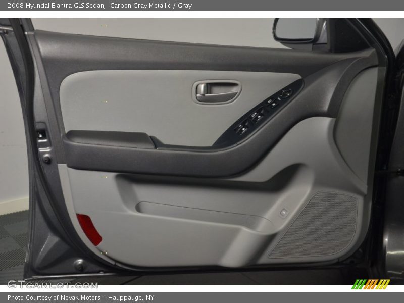 Carbon Gray Metallic / Gray 2008 Hyundai Elantra GLS Sedan