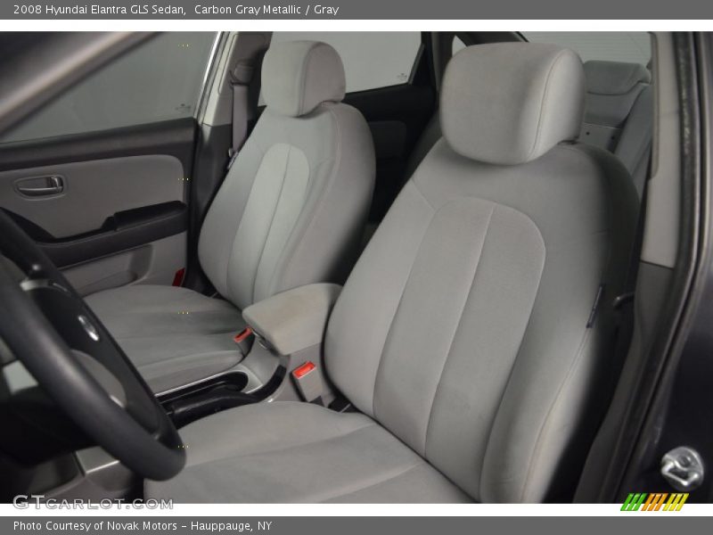Carbon Gray Metallic / Gray 2008 Hyundai Elantra GLS Sedan