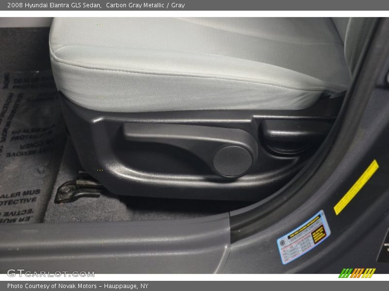 Carbon Gray Metallic / Gray 2008 Hyundai Elantra GLS Sedan