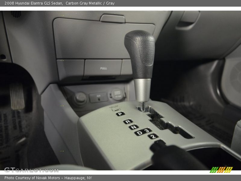 Carbon Gray Metallic / Gray 2008 Hyundai Elantra GLS Sedan