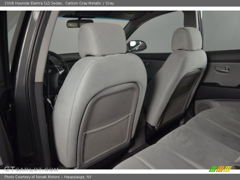 Carbon Gray Metallic / Gray 2008 Hyundai Elantra GLS Sedan
