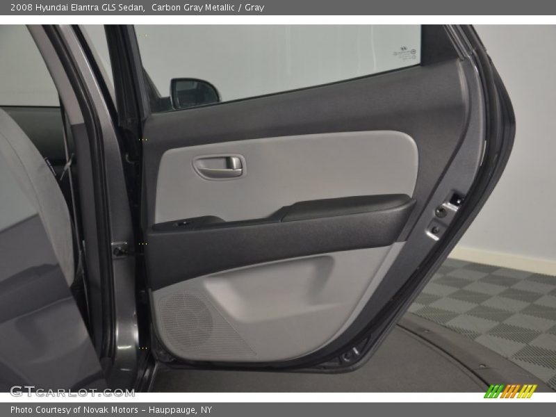 Carbon Gray Metallic / Gray 2008 Hyundai Elantra GLS Sedan