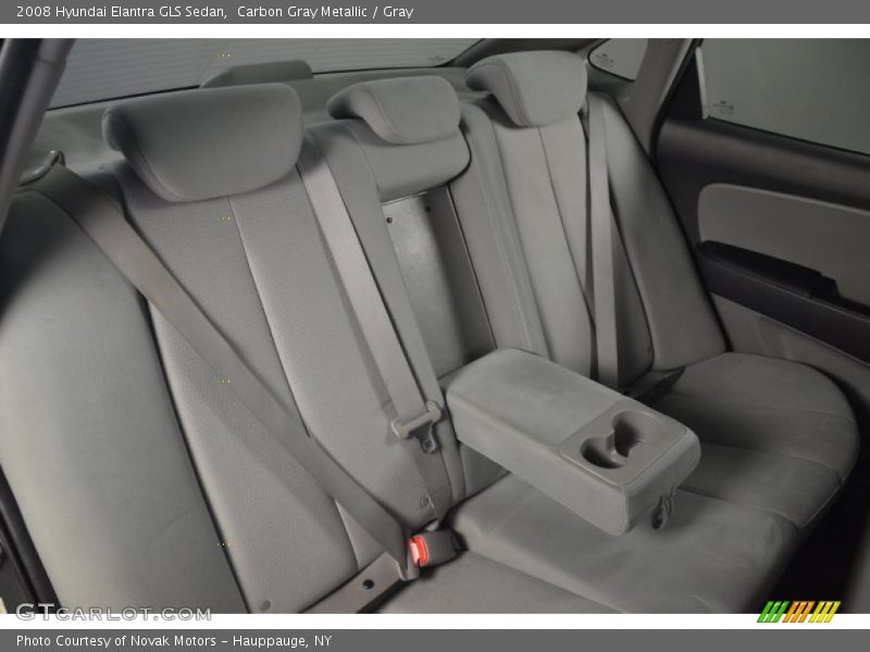 Carbon Gray Metallic / Gray 2008 Hyundai Elantra GLS Sedan