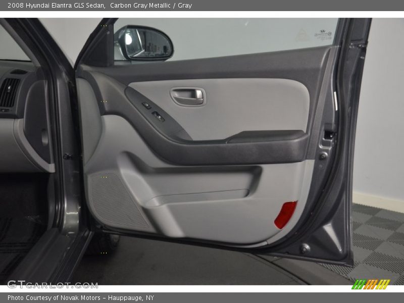 Carbon Gray Metallic / Gray 2008 Hyundai Elantra GLS Sedan