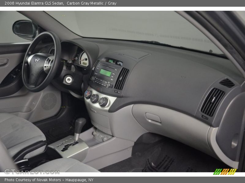 Carbon Gray Metallic / Gray 2008 Hyundai Elantra GLS Sedan