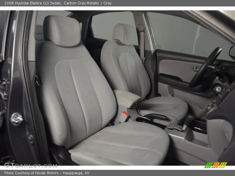 Carbon Gray Metallic / Gray 2008 Hyundai Elantra GLS Sedan