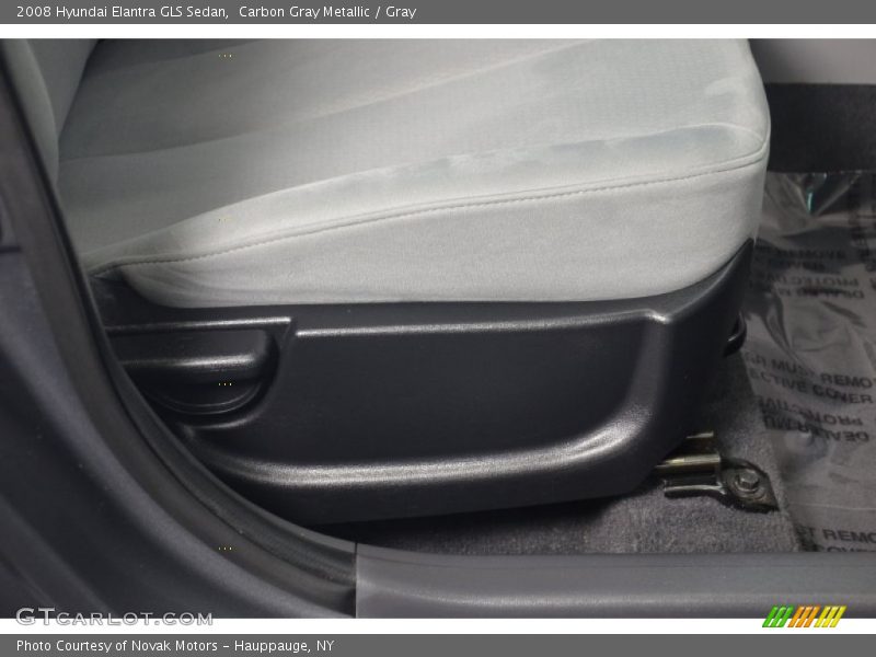 Carbon Gray Metallic / Gray 2008 Hyundai Elantra GLS Sedan