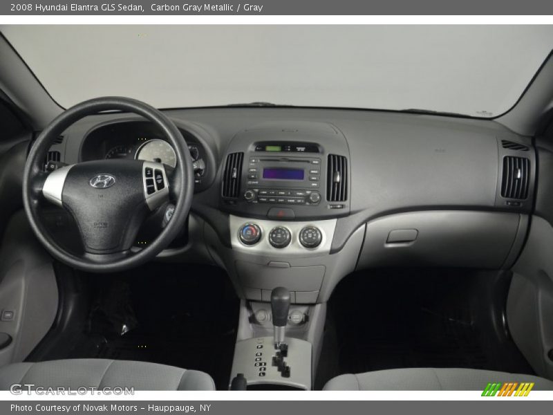 Carbon Gray Metallic / Gray 2008 Hyundai Elantra GLS Sedan