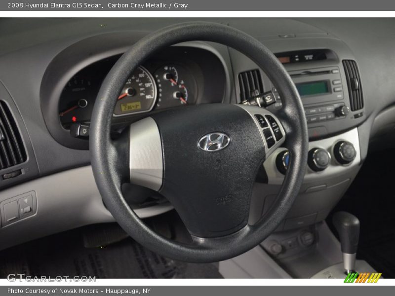 Carbon Gray Metallic / Gray 2008 Hyundai Elantra GLS Sedan