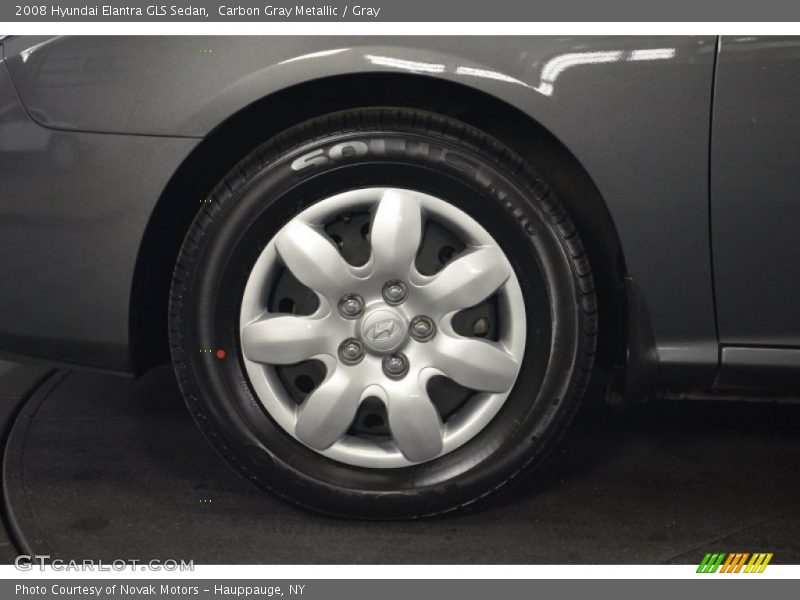 Carbon Gray Metallic / Gray 2008 Hyundai Elantra GLS Sedan