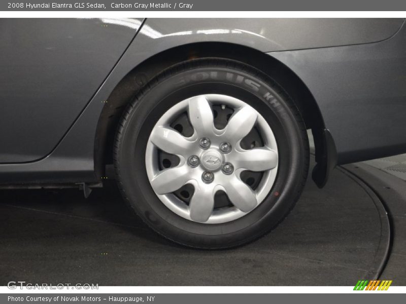 Carbon Gray Metallic / Gray 2008 Hyundai Elantra GLS Sedan