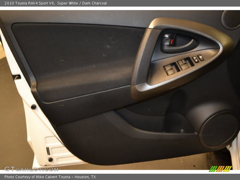 Super White / Dark Charcoal 2010 Toyota RAV4 Sport V6