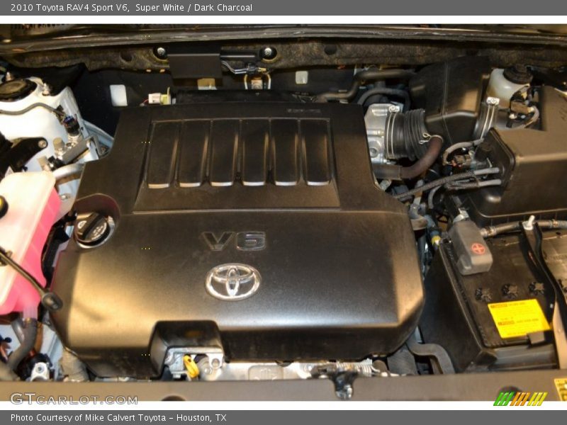 Super White / Dark Charcoal 2010 Toyota RAV4 Sport V6