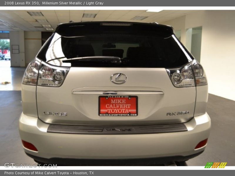 Millenium Silver Metallic / Light Gray 2008 Lexus RX 350