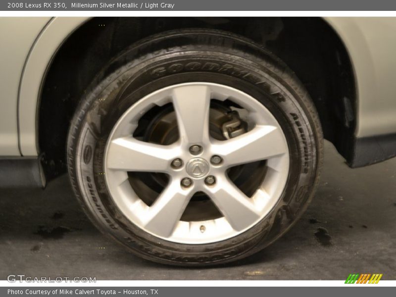Millenium Silver Metallic / Light Gray 2008 Lexus RX 350