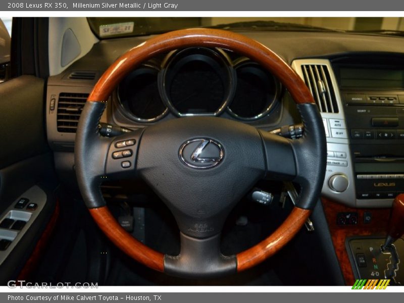 Millenium Silver Metallic / Light Gray 2008 Lexus RX 350