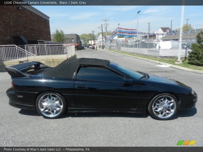 Black / Dark Grey 1998 Chevrolet Camaro Convertible