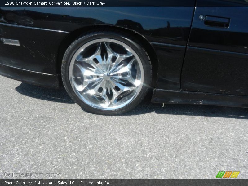 Black / Dark Grey 1998 Chevrolet Camaro Convertible
