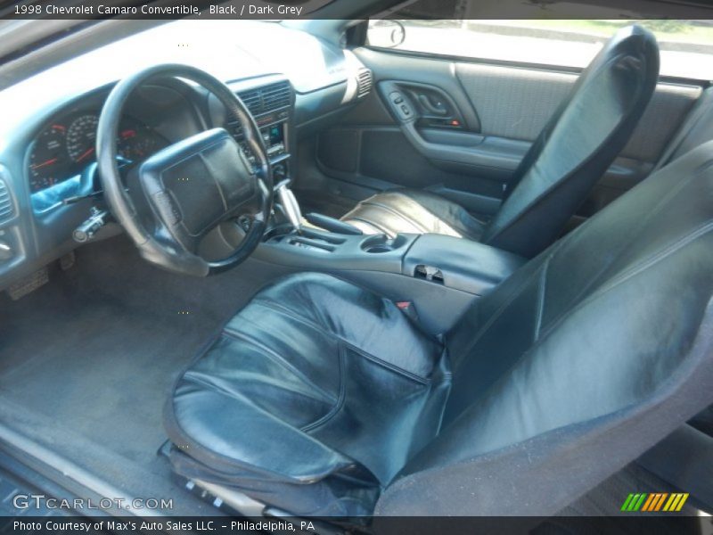 Black / Dark Grey 1998 Chevrolet Camaro Convertible