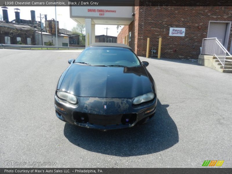 Black / Dark Grey 1998 Chevrolet Camaro Convertible