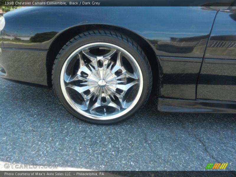Black / Dark Grey 1998 Chevrolet Camaro Convertible