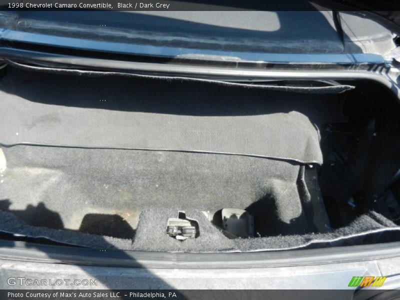 Black / Dark Grey 1998 Chevrolet Camaro Convertible