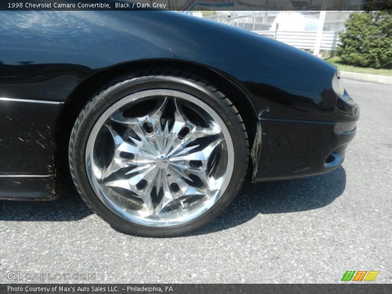 Black / Dark Grey 1998 Chevrolet Camaro Convertible
