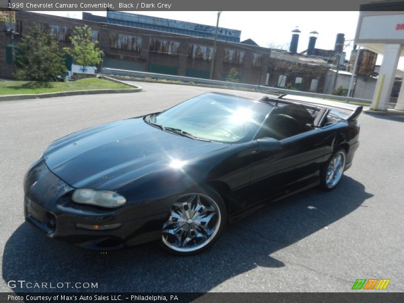 Black / Dark Grey 1998 Chevrolet Camaro Convertible