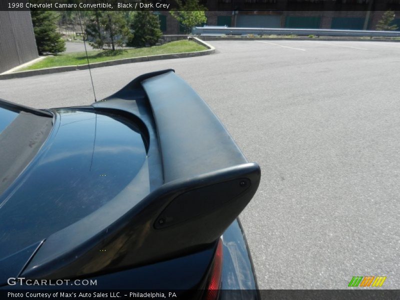 Black / Dark Grey 1998 Chevrolet Camaro Convertible