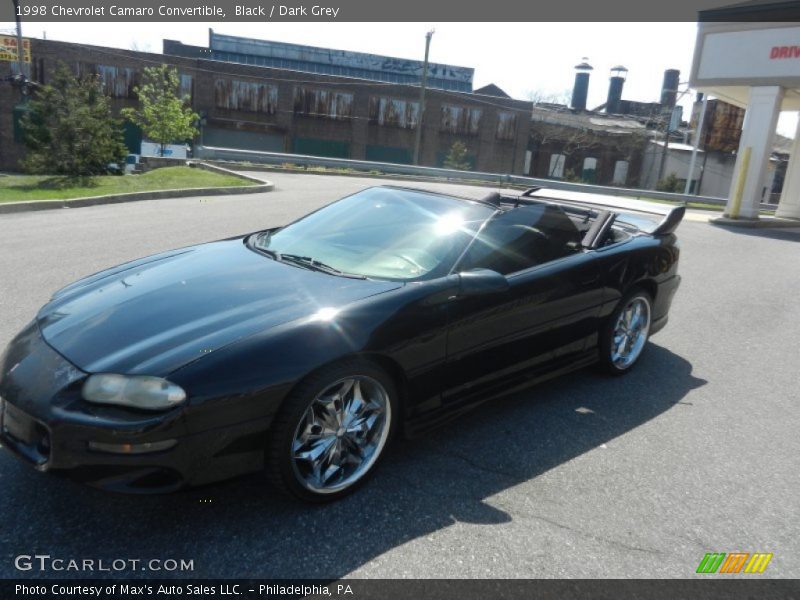 Black / Dark Grey 1998 Chevrolet Camaro Convertible