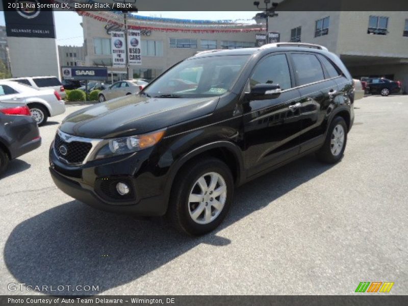 Ebony Black / Black 2011 Kia Sorento LX