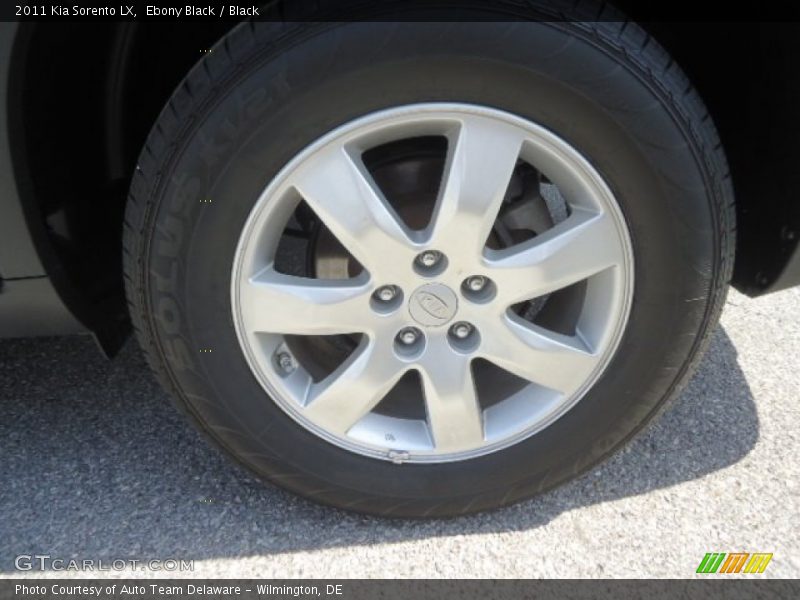 Ebony Black / Black 2011 Kia Sorento LX